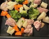 鶏と野菜のぎゅうぎゅう焼き♡晩酌のお供作り方4写真