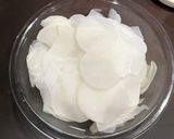 大根の甘酢漬け ごま油仕立て作り方1写真