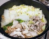 簡単！大盛り野菜の煮込みラーメン風独り鍋作り方6写真