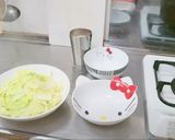 肉団子とキャベツの和風グラタン作り方2写真