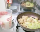 肉団子とキャベツの和風グラタン作り方5写真
