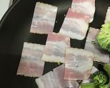 食日記/ベーコンと焼きブロッコリー作り方2写真
