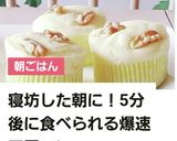 朝食に♡レンジ3分de米粉チーズマフィン作り方6写真