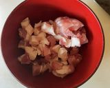 パンチェッタのトマトクリームパスタ作り方2写真