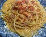 パンチェッタのトマトクリームパスタ作り方9写真