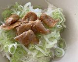 風邪を吹っ飛ばせ!ネギ生姜豚出汁茶漬け作り方5写真