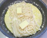 カルボナーラうどん（ズボラ）作り方5写真