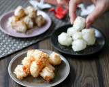 レンジで簡単！揚げないサクサクおかき作り方6写真