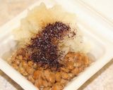 梅✿ゆかり✿おろし✿納豆ご飯作り方1写真
