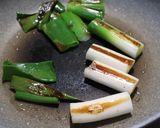 白ネギのバタぽん焼き作り方1写真