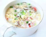 白だし×味噌で優しい【白だしおじや】作り方4写真