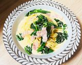 簡単★トマトクリームパスタ作り方5写真