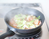 甘いネギが美味しい【エビとネギの甘酢炒め作り方6写真