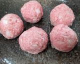 肉団子の甘酢あんかけ(ケチャップベース)作り方3写真
