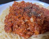 スパゲティ・白菜のボロネーゼ作り方6写真