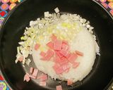 フライパンまるごと●海苔の佃煮チャーハン作り方3写真