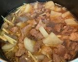 牛すじのしょうが煮作り方2写真