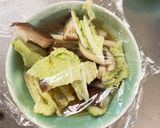 年越しにレンジキノコ柚子味噌甘酢湯豆腐作り方9写真