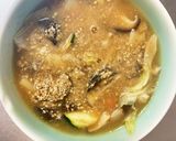 年越しにレンジキノコ柚子味噌甘酢湯豆腐作り方11写真