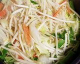 激ウマ 濃厚魚介つけ麺の野菜ラーメン作り方2写真