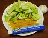 アンチョビとキャベツのパスタ作り方1写真