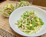 水菜のごまマヨサラダ作り方4写真