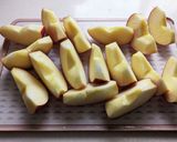 りんごの赤ワイン煮作り方1写真
