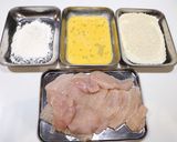 柔らかヘルシーな鶏むね肉のチキンカツ作り方3写真