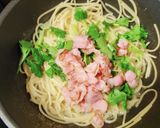 パクチーオイルパスタ♪お節に飽きたら作り方3写真