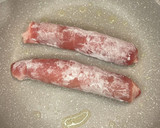 犬用ごちそう　にんじんの豚肉巻き作り方5写真