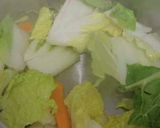 わんたん入り酸辣湯スープ作り方1写真