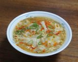 わんたん入り酸辣湯スープ作り方6写真