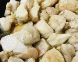 市販サラダ●和風鶏むね肉あまからソース作り方3写真