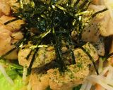 市販サラダ●和風鶏むね肉あまからソース作り方4写真