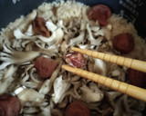 梅と舞茸の炊き込みご飯作り方8写真