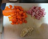 レンズ豆とソーセージの煮込み作り方2写真