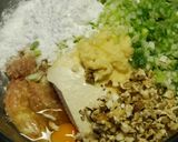 鶏ミンチと豆腐のハンバーグ♪作り方3写真