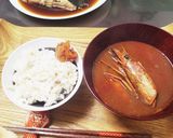 海老の頭 de 簡単絶品お味噌汁作り方3写真