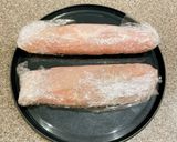 レンチン2分！鶏胸肉で柔らかハムロール作り方7写真