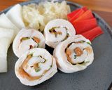 レンチン2分！鶏胸肉で柔らかハムロール作り方11写真