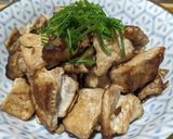 鮪のニンニク醤油風味作り方4写真