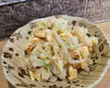 カリフラワーともやしの炒り卵和え作り方7写真