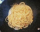 ひき肉です！アーリオ・オーリオ作り方4写真