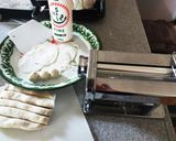 ホームベーカリーとパスタマシンで餃子の皮作り方3写真