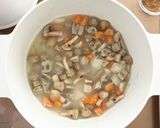 冬野菜がごろっと入ったかぶの豆乳シチュー作り方7写真