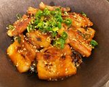 お店みたい！超簡単☆炙り☆厚切り豚バラ丼作り方7写真