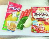 懐かしの喫茶店のソーセージナポリタン作り方1写真