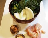 鶏むね肉とアレッタの具だくさん味噌汁作り方1写真