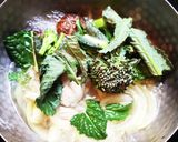 鶏むね肉とアレッタの具だくさん味噌汁作り方6写真