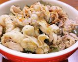 黒豚切り落としwith玉ねぎ丼。作り方7写真